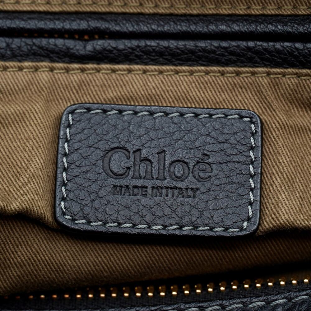 Chloe Calfskin Medium Marcie Satchel Black - Picture 11 of 11
